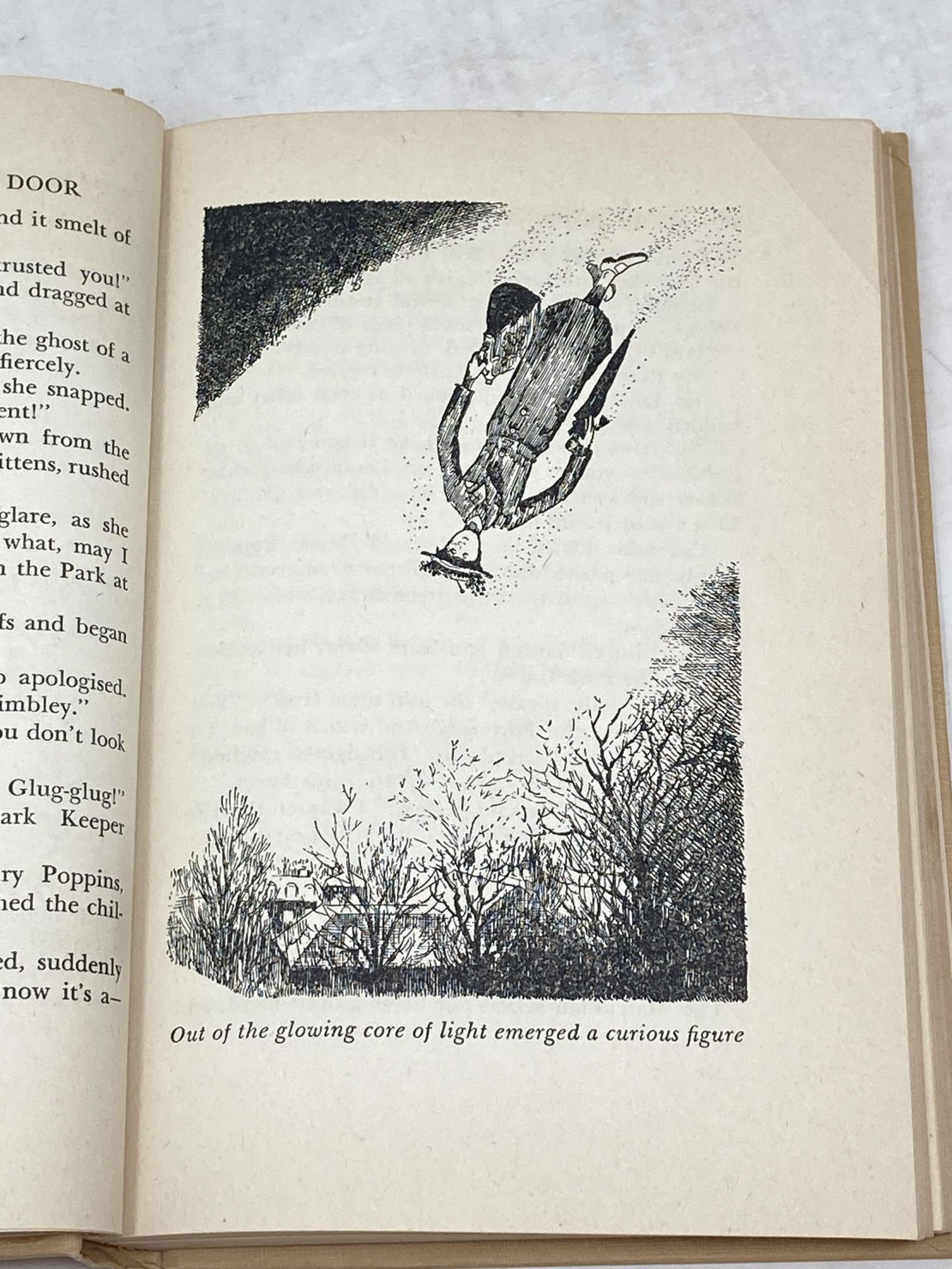 MARY POPPINS OPENS THE DOOR; Illustrated by Mary Shepard and Agnes Sims ...