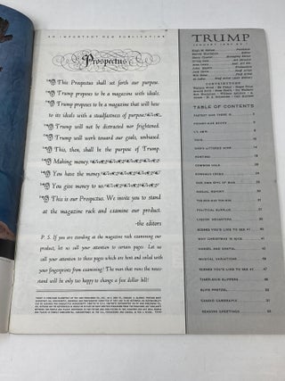 TRUMP MAGAZINE, JANUARY 1957, VOLUME I, NO. 1