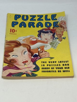 Item #86986 PUZZLE PARADE MAGAZINE, VOLUME I, NO. 1, AUGUST, 1936. Dell Publishing