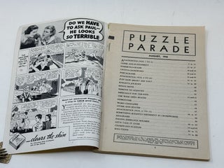 PUZZLE PARADE MAGAZINE, VOLUME I, NO. 1, AUGUST, 1936