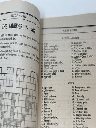 PUZZLE PARADE MAGAZINE, VOLUME I, NO. 1, AUGUST, 1936
