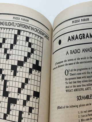 PUZZLE PARADE MAGAZINE, VOLUME I, NO. 1, AUGUST, 1936