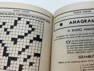 PUZZLE PARADE MAGAZINE, VOLUME I, NO. 1, AUGUST, 1936