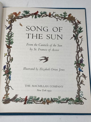 SONG OF THE SUN: FROM THE CANTICLE OF THE SUN