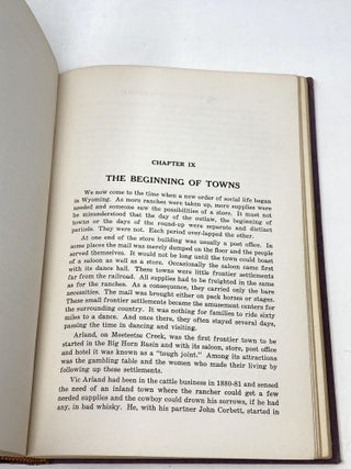 STORIES OF THE EARLY DAYS IN WYOMING : BIG HORN BASIN