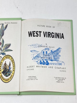 PICTURE BOOK OF WEST VIRGINIA; Pictures by Kurt Weise