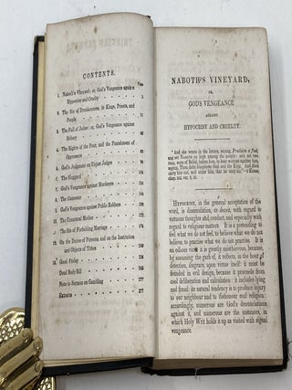 THIRTEEN SERMONS ON CRIMES OF AN ENORMOUS NATURE, AND THE CRIMES OF PUBLIC MEN. EMBRACING 1. HYPOCRISY AND CRUELTY, 2. DRUNKENNESS, 3. BRIBERY, 4. THE RIGHTS OF THE POOR, 5. UNJUST JUDGES, 6. THE SLUGGARD, 7. MURDER, 8. GAMING, 9. PUBLIC ROBBERY, 10. THE UNNATURAL MOTHER, 11. FORBIDDING MARRIAGES, 12. PARSONS AND TITHES, 13. GOOD FRIDAY. TO WHICH IS ADDED AN ADDRESS TO THE WORKING PEOPLE.