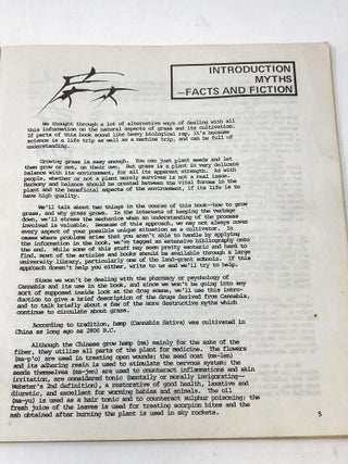 THE CULTIVATOR'S HANDBOOK OF MARIJUANA