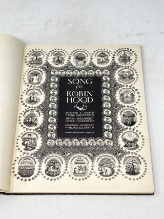 SONG OF ROBIN HOOD; Music arranged by Grace Castagnetta; Designed and Illustrated by Virginia Lee Burton.