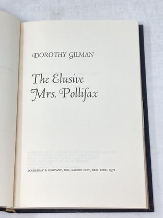 THE ELUSIVE MRS. POLLIFAX