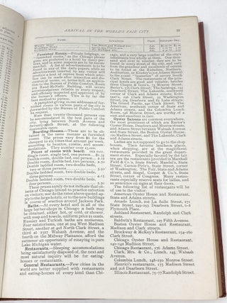 RAND, MCNALLY & CO.'S – A WEEK AT THE FAIR ILLUSTRATING THE EXHIBITS AND WONDERS OF THE WORLD'S COLUMBIAN EXPOSITION WITH SPECIAL DESCRIPTIVE ARTICLES...MAPS, PLANS, AND ILLUSTRATIONS
