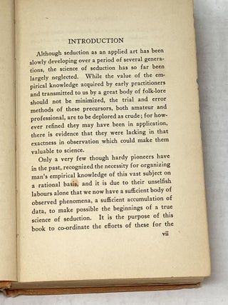SEDUCTIO AD ABSURDUM : THE PRINCIPLES AND PRACTICES OF SEDUCTION : A BEGINNER'S HANDBOOK