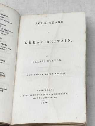 FOUR YEARS IN GREAT BRITAIN