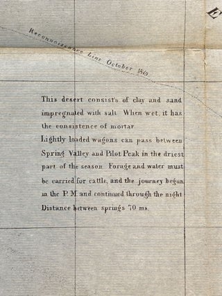EXPLORATION AND SURVEY OF THE VALLEY OF THE GREAT SALT LAKE OF UTAH, INCLUDING A RECONNOISSANCE OF A NEW ROUTE THROUGH THE ROCKY MOUNTAINS; SENATE Special Session March 1851; Executive No. 3.