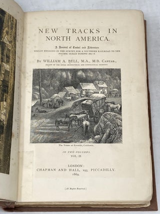 NEW TRACKS IN NORTH AMERICA : A JOURNAL OF TRAVEL AND ADVENTURE WHILST ENGAGED IN THE SURVEY FOR THE SOUTHERN RAILROAD TO THE PACIFIC OCEAN DURING 1867-8 (TWO VOLUMES)