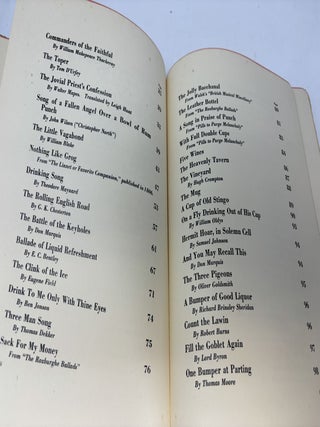 FULL AND BY: BEING A COLLECTION OF VERSES BY PERSONS OF QUALITY IN PRAISE OF DRINKING (SIGNED, ILLUSTRATOR'S PERSONAL COPY); Prefaces by Don Marquis and Christopher Morley)