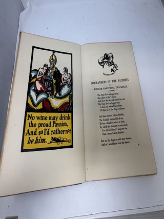 FULL AND BY: BEING A COLLECTION OF VERSES BY PERSONS OF QUALITY IN PRAISE OF DRINKING (SIGNED, ILLUSTRATOR'S PERSONAL COPY); Prefaces by Don Marquis and Christopher Morley)