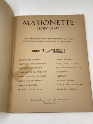 MARIONETTE HOBBY- CRAFT and VENTRILOQUISM HOBBY- CRAFT; Illustrated by Charles Forbell and George Carlson