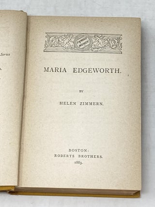 MARIA EDGEWORTH; (Famous Women)