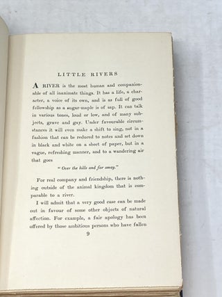 LITTLE RIVERS : A BOOK OF ESSAYS IN PROFITABLE IDLENESS