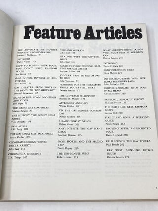 GAY SOURCE : A CATALOG FOR MEN; Illustrated by George Stavrinos