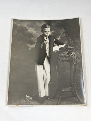 TWO PHOTOS: AMERICA'S YOUNGEST EVANGELISTS, AGES 9 AND 11: TWO, SIGNED 10" x 8" 1929 PHOTOGRAPHS FROM THE VAN GUNDY EVANGELIST TEAM