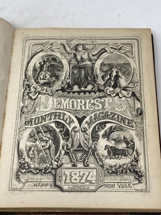 DEMOREST'S MONTHLY MAGAZINE (12 ISSUES: 1874)