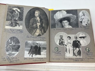 Item #87753 1911 ROYALTY SCRAPBOOK. Royalty Scrapbook