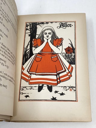 ALICE IN WONDERLAND : A PLAY : COMPILED FROM LEWIS CARROLL'S STORIES ALICE IN WONDERLAND AND THROUGH THE LOOKING-GLASS AND WHAT ALICE FOUND THERE.; Originally presented, for the benefit of The Society of Decorative Art, at The Waldorf, New York, March thirteenth, 1897, and now for the first time printed.
