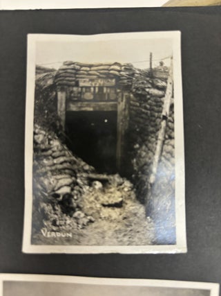 WORLD WAR I SNAPSHOT PHOTO ALBUM: FRANCE (VERDUN, CHATEAU THEIRRY, REIM, LE MANS