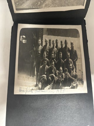 WORLD WAR I SNAPSHOT PHOTO ALBUM: FRANCE (VERDUN, CHATEAU THEIRRY, REIM, LE MANS