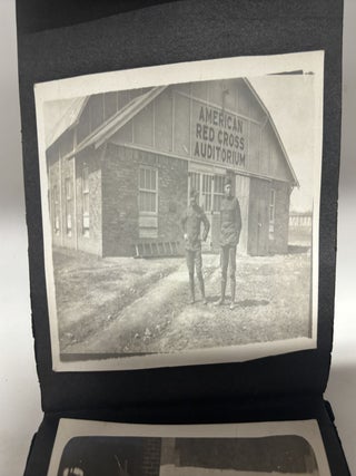 WORLD WAR I SNAPSHOT PHOTO ALBUM: FRANCE (VERDUN, CHATEAU THEIRRY, REIM, LE MANS