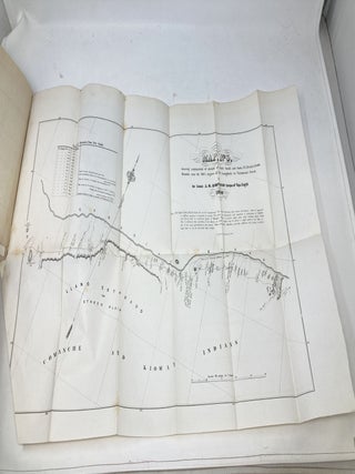 REPORT FROM THE SECRETARY OF WAR COMMUNICATING, IN COMPLIANCE WITH A RESOLUTION OF THE SENATE, THE REPORT AND MAP OF THE ROUTE OF FROM FORT SMITH, ARKANSAS, TO SANTA FE, NEW MEXICO, MADE BY LIEUTENANT SIMPSON (SENATE REPORT: 31st CONGRESS, FIRST SESSION. EX. DOC. NO. 12)