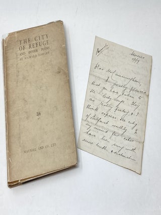 THE CITY OF REFUGE AND OTHER POEMS (ASSOCIATION COPY, SIGNED BY AND WITH A LAID-IN LETTER FROM LYNN DOYLE)