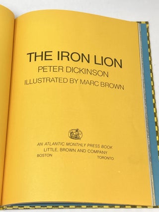THE IRON LION (SIGNED BY THE ILLUSTRATOR); Illustrated by Marc Brown