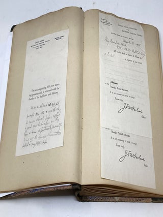 ARCHIVE OF ORIGINAL PUBLISHERS' CORRESPONDENCE WITH THE THEN YOUNG OREGON WRITER ELIZABETH LAMBERT WOOD