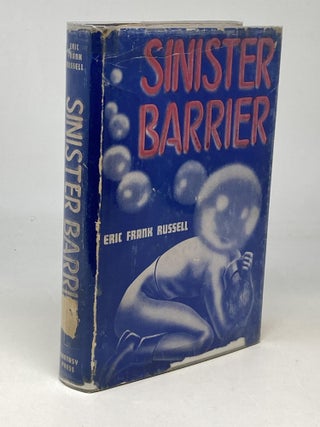 Item #88071 SINISTER BARRIER (SIGNED); Illustrated by Edd Cartier. Eric Frank Russell