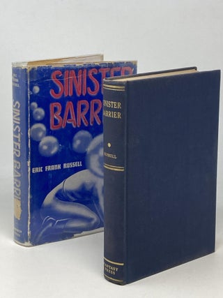 SINISTER BARRIER (SIGNED); Illustrated by Edd Cartier