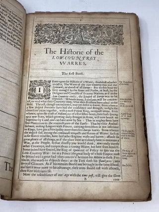 DE BELLO BELGICO. THE HISTORY OF THE LOW-COUNTREY WARRES; "Illustrated with divers Figures"