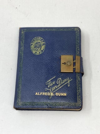 Item #88158 HANDWRITTEN DIARY OF ALFRED E. GUHR (OF VANCOUVER, WASHINGTON). Alfred E. Guhr