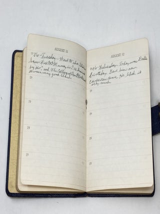 HANDWRITTEN DIARY OF ALFRED E. GUHR (OF VANCOUVER, WASHINGTON)