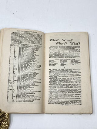 WHO? WHEN? WHERE? WHAT? 20,000 FACTS ON MAKERS OF HISTORY, ART, LITERATURE, SCIENCE, AND RELIGION
