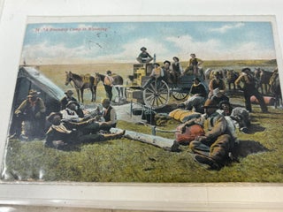 COWBOY PHOTO POSTCARDS (22) REAL PHOTO POSTCARDS OF WORKING COWBOYS AND RANCH-HANDS IN THE AMERICAN WEST