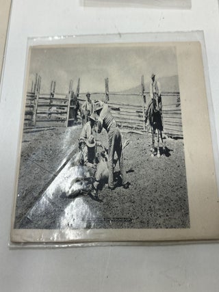 COWBOY PHOTO POSTCARDS (22) REAL PHOTO POSTCARDS OF WORKING COWBOYS AND RANCH-HANDS IN THE AMERICAN WEST