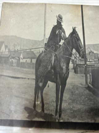 COWBOY PHOTO POSTCARDS (22) REAL PHOTO POSTCARDS OF WORKING COWBOYS AND RANCH-HANDS IN THE AMERICAN WEST