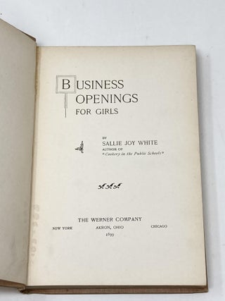 BUSINESS OPENINGS FOR GIRLS