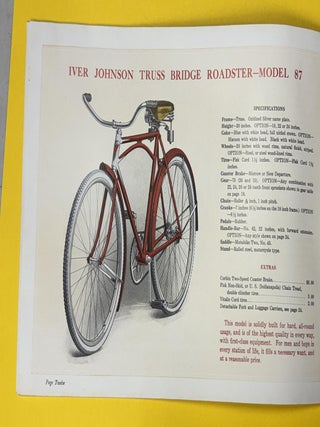 IVER JOHNSON BICYCLES JUNIORCYCLES VELOCIPEDES
