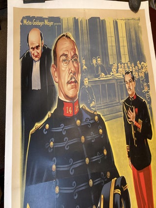 L'AFFAIR DREYFUS (HUGE 1958 MOVIE POSTER)