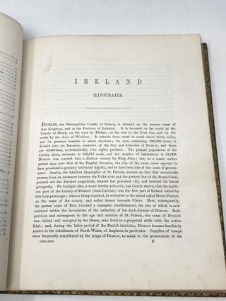 IRELAND ILLUSTRATED FROM ORIGINAL DRAWINGS BY G. PETRIE, ESQ. AND OTHERS. WITH HISTORICAL AND TOPOGRAPHICAL DESCRIPTIONS