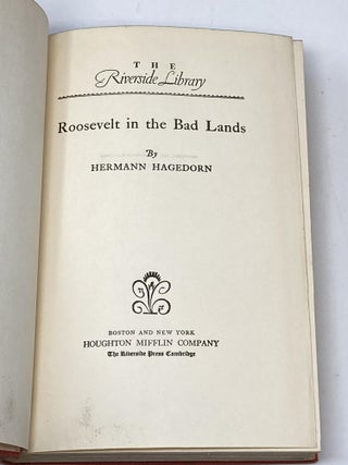 ROOSEVELT IN THE BAD LANDS